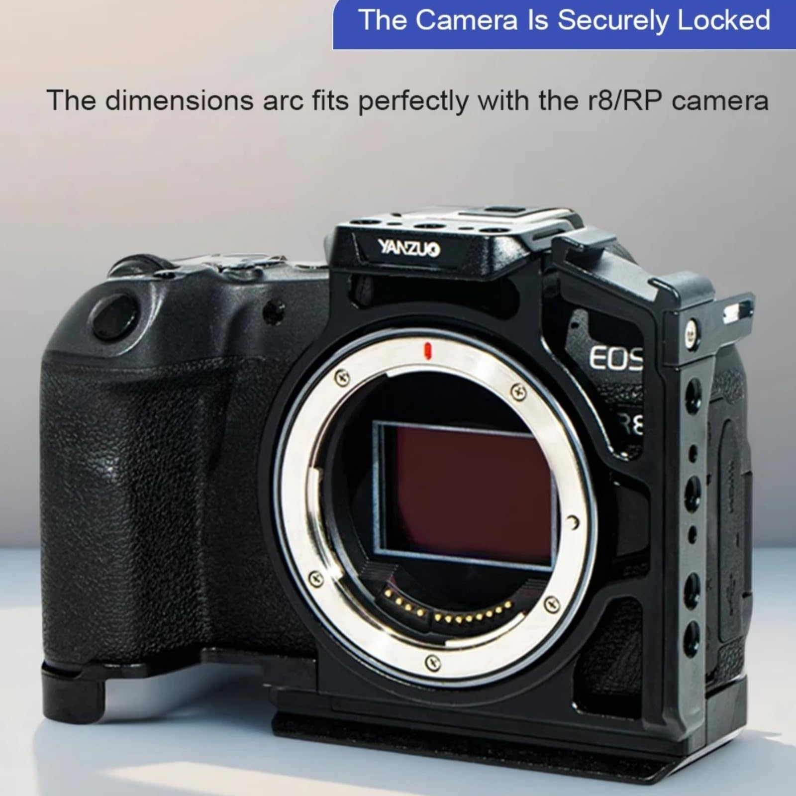 Amazon | Canon EOS R8 RPカメラ保護フレーム用カメラケージ 1/4ネジ穴